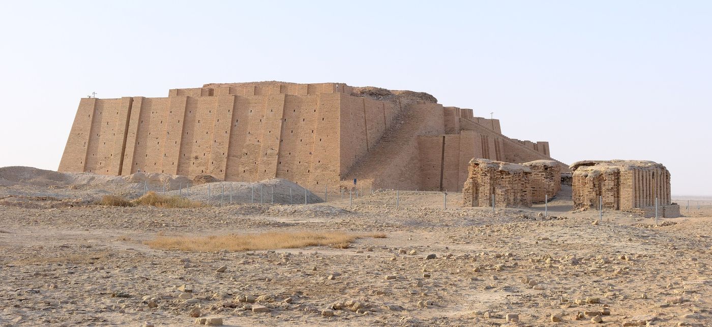 The Great Ziggurat of Ur, one of the world’s first cities, in southern Iraq